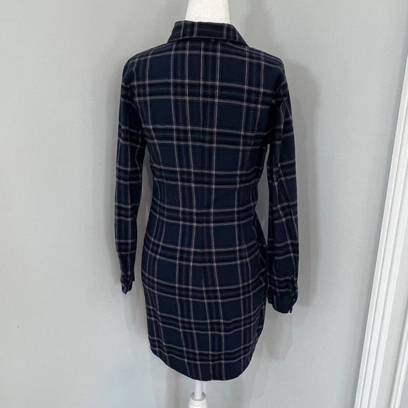 Women’s Lush Brand Plaid Shirt Dress - Picture 5 of 8